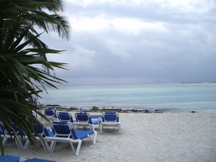 41) small section of the beach at the Barcelo